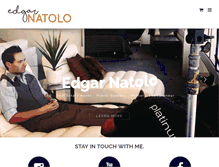 Tablet Screenshot of edgarnatolo.com